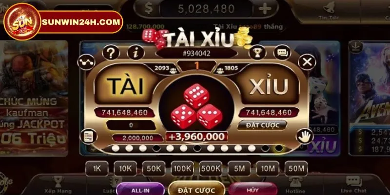 Cách tham gia đặt cược tài xỉu livestream Sunwin chi tiết nhất