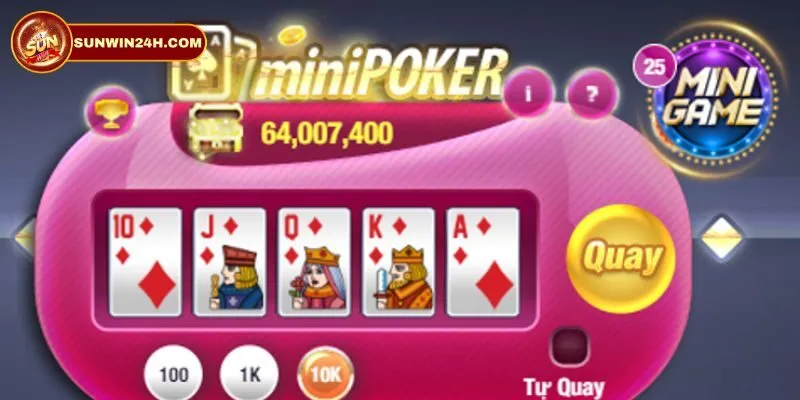 Từng bước để chơi Mini PokerTừng bước để chơi Mini Poker