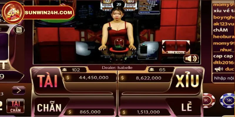 Tìm hiểu tổng quan về trò chơi tài xỉu livestream tại Sunwin